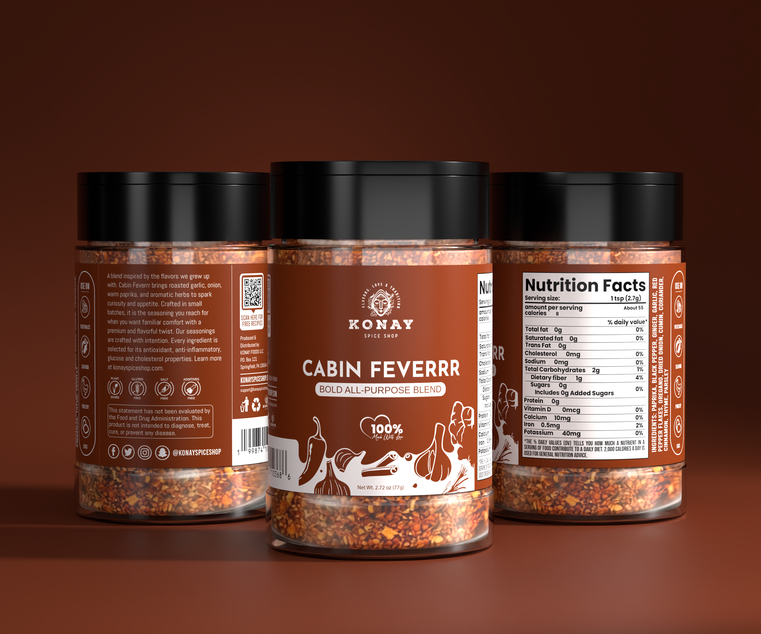 Cabin Feverrr - Bold. Smoky. All-Purpose.
