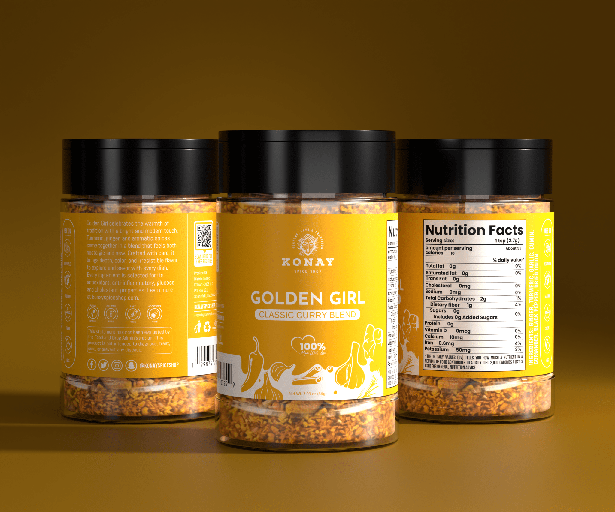 Golden Girl - Warm. Bright. Classic. - Konay Spice Shop