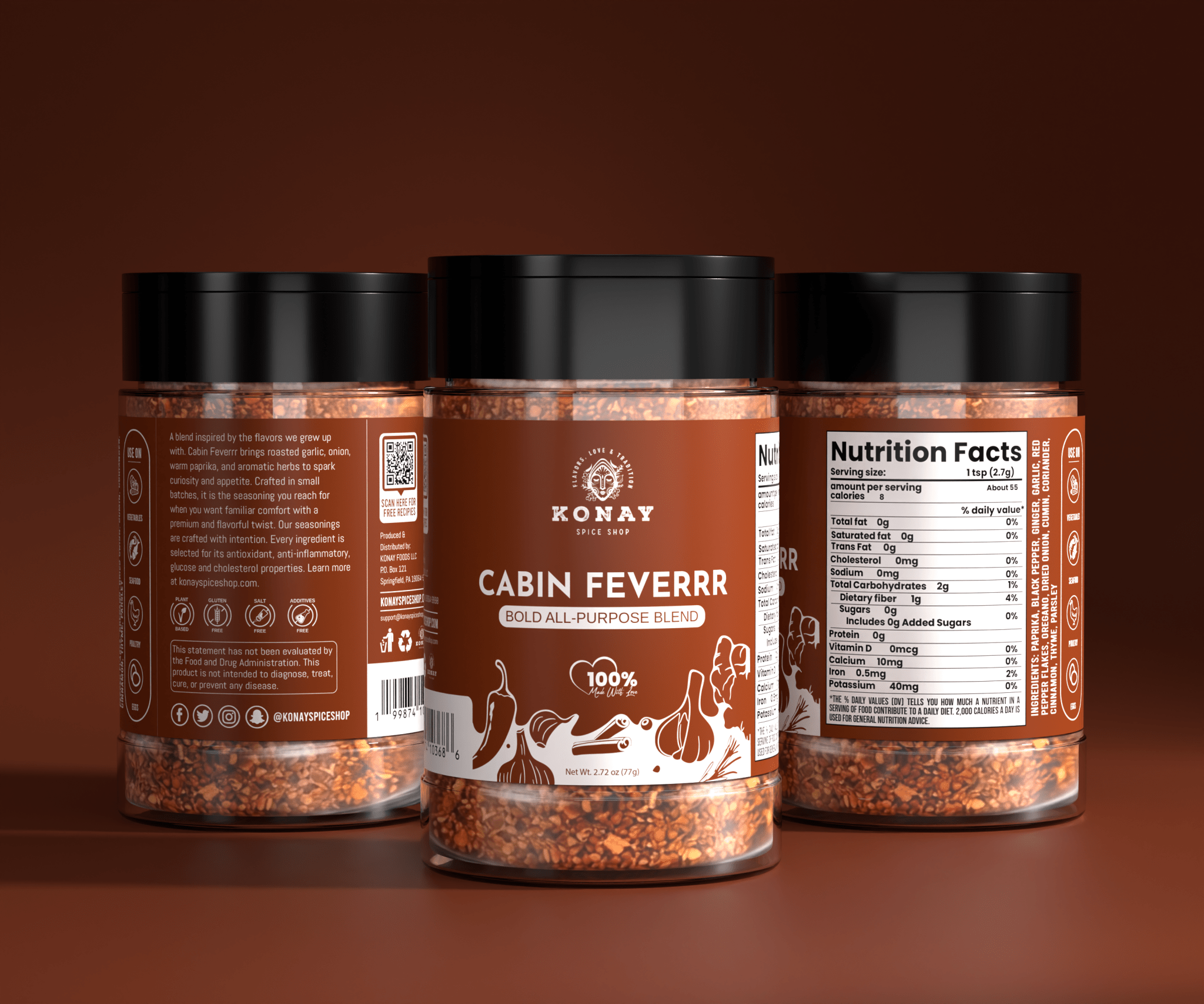 Cabin Feverrr - Bold. Smoky. All-Purpose. - Konay Spice Shop